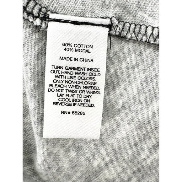 Express Womens Silver Sequin Lion Tee Size Small T-Shirt Baseball Sleeves Grey - Picture 8 of 11